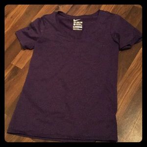 Purple Nike Dri-Fit T-shirt